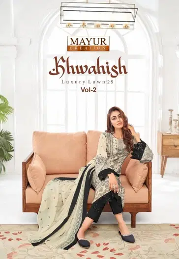 Khwahish Vol 2 By Mayur Lawn Cotton Dress Material
Wholesalers In Delhi
